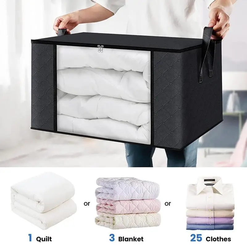 

Clothes Storage Bins Closets Clothes Organizer Pants Jeans Foldable Storage Box Cabinet Drawer Organizer For Blankets Clothes