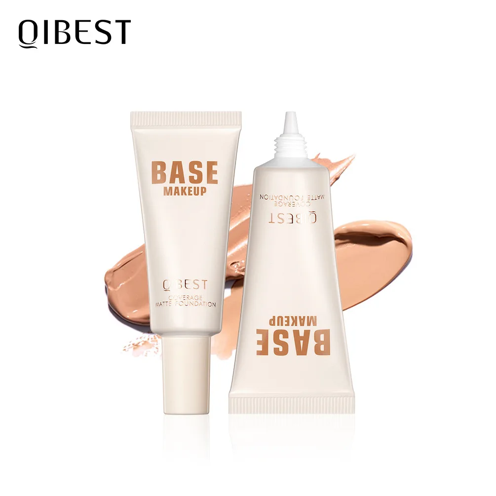 

QIBEST Liquid Foundation Concealer Concealer Repair Moisturizing Lightweight BB Cream Isolation Long-lasting Oil Control