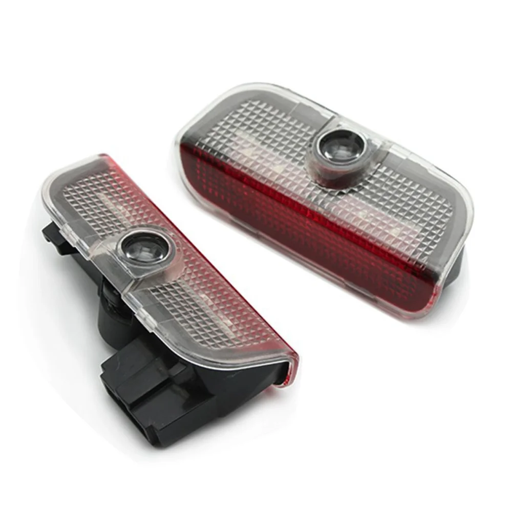 

10 пар светодиодных ламп для двери автомобиля VW Passat Tiguan Touareg Golf Jetta Sharan Scirocco EOS, 20 шт./лот