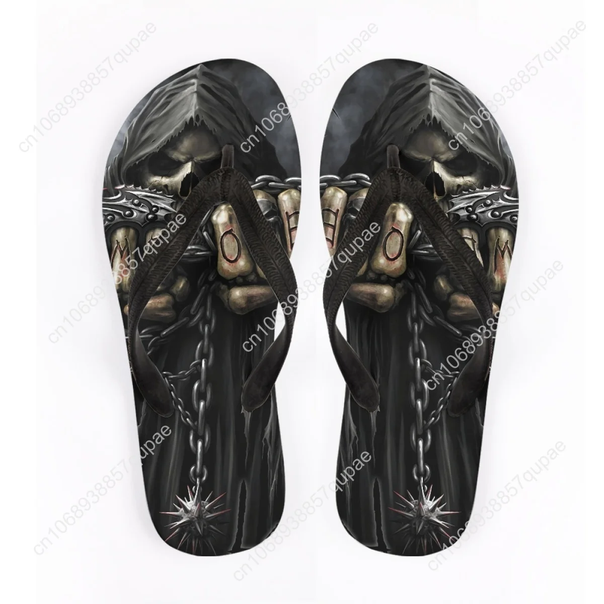 Прохладный жнец черепа модная домашняя обувь по индивидуальному заказу женские