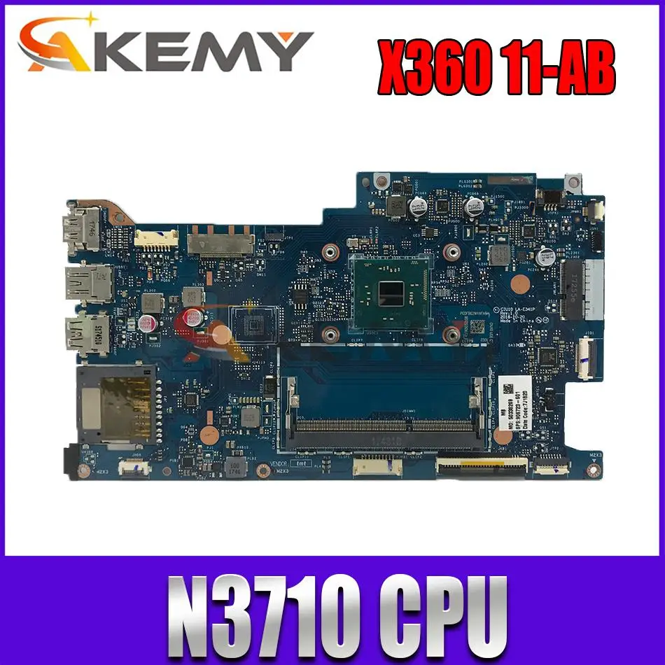 

For HP X360 11-ab004TU Laptop Motherboard LA-E341P 906724-501 906724-601 with N3710 CPU Fully Test ok