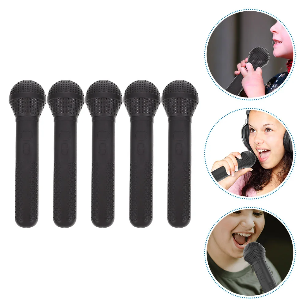 5 шт. имитация микрофона опора старомодная игрушка винтажная для малышей абс