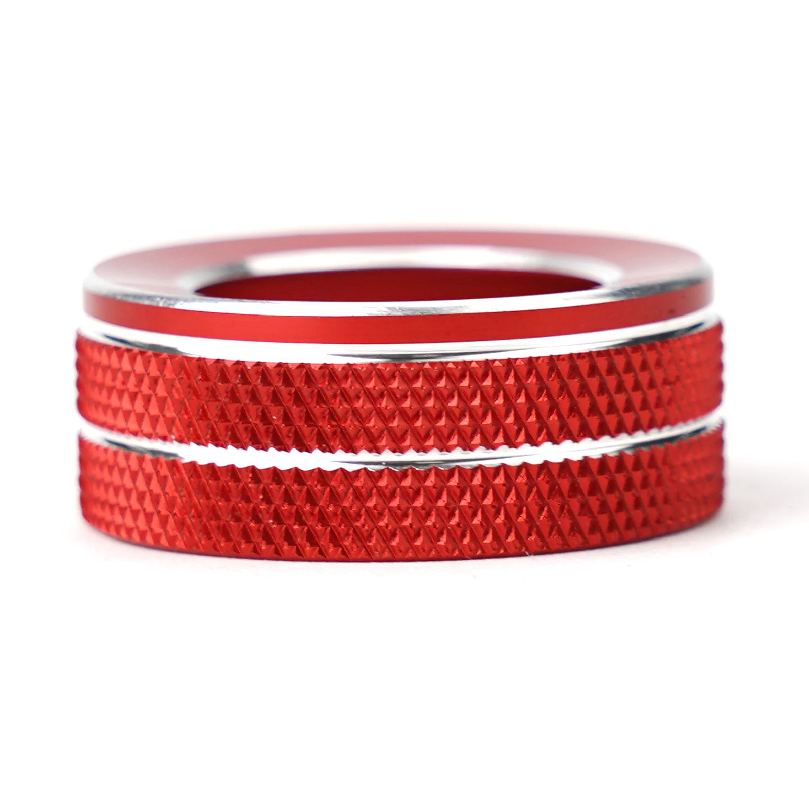 Декоративное кольцо набор невыцветающих 2 шт. для XF XFL F-PACE красная сменная кнопка