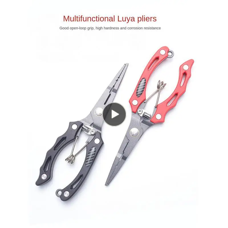 

Fishing Forceps High Strength Luya Fishing Pliers Stainless Steel Treated Fishing Line Pliers Fishing Accessories