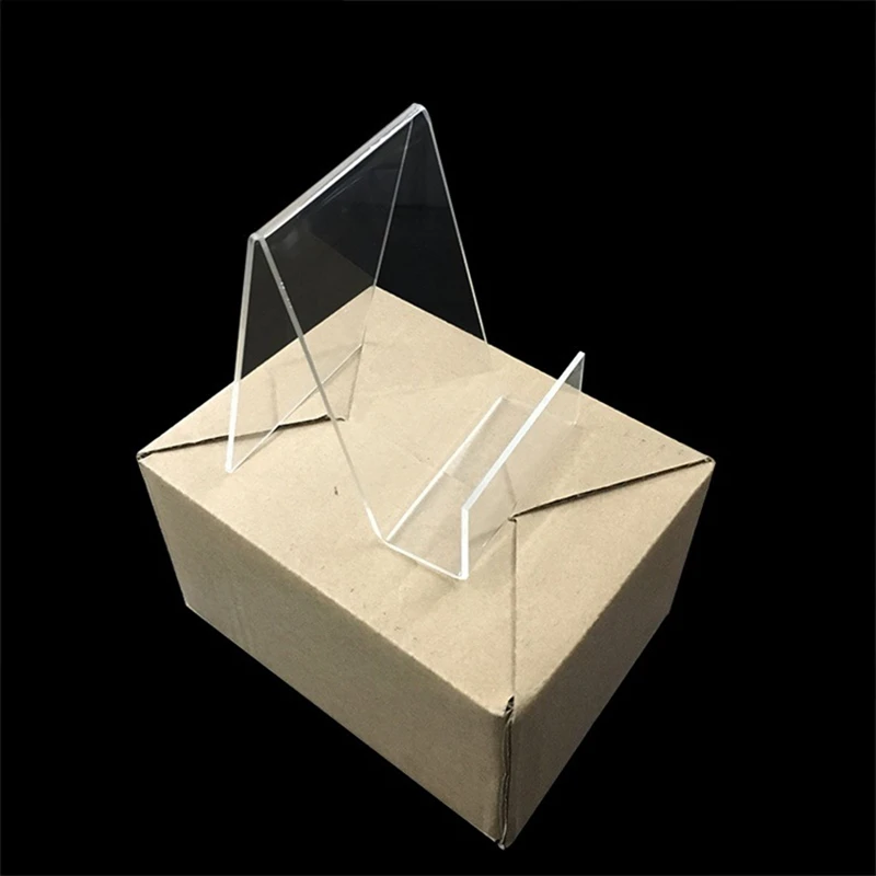 6 Pcs Acrylic Book Stand,Clear Acrylic Display Stand, Clear Holder For Displaying Pictures,Jewelry,Watch Display Stand