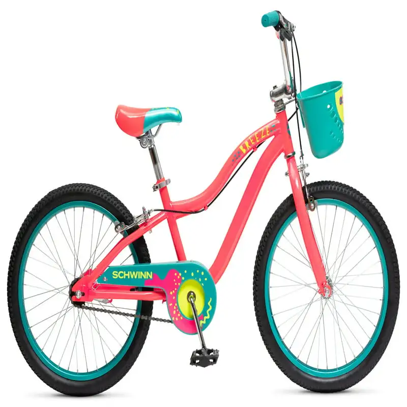 

20-in. Breeze Girls Bike with Basket, Pink