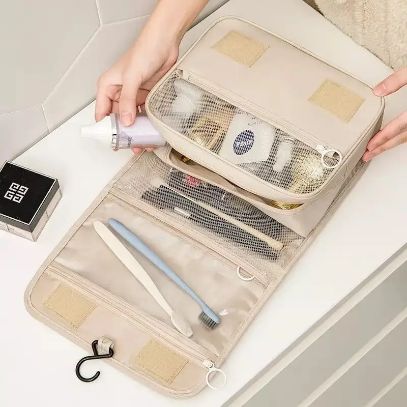 

Women Cosmetic Makeup Bags Travel Toiletries Organizer Waterproof Portable Storage Case Hanging Bathroom Wash High Quality