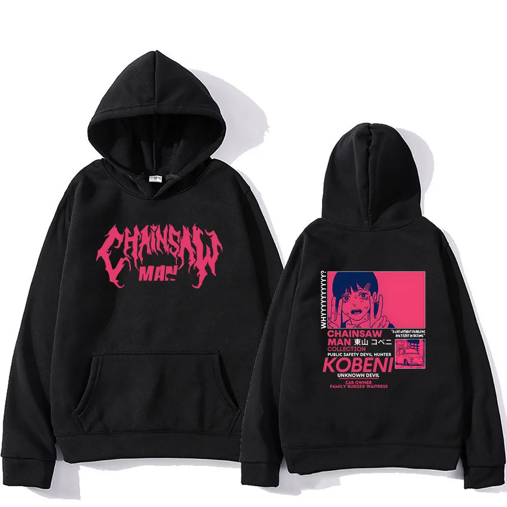 

Anime Chainsaw komini Manga Harajuku Streetwear Hoodies Sweatshirt Men Unisex Autumn Pullover Hoodies