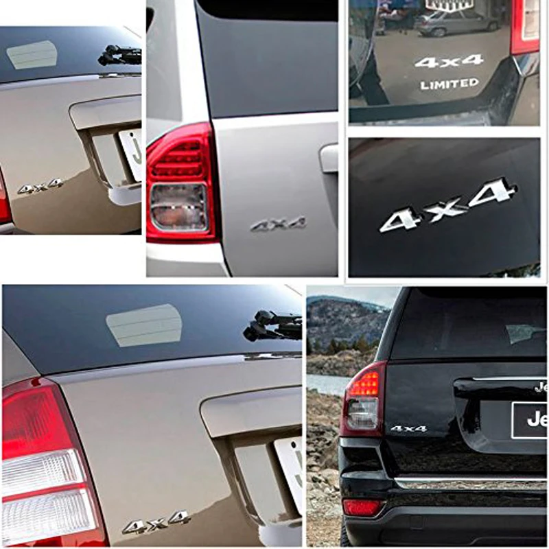 3d-эмблема на 4x4 колеса для fiat Chrysler 300 Dodge JCUV Ddart Jeep Grand Cherokee Compass