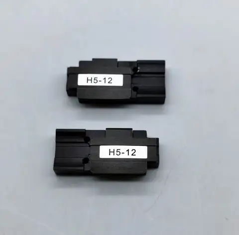 Fiber Holder H5-12 For Optical Ribbon Fiber Fusion Splicer ILSINTECH SWIFT R5  12 Core  Ribbon Cable Clamp A Pair