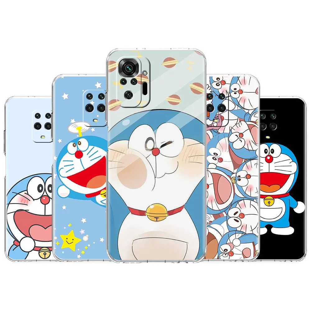 

Ultrathin Soft Case for Xiaomi Redmi Note 10 Pro 9S 8 9 Movil SmartPhone Fundas 9C NFC 9A K40 7 Cover Capa Doraemon Tinker Bell