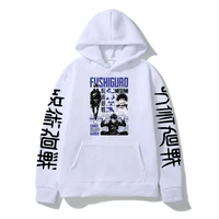 japanese anime hoodies men women jujutsu kaisen satoru gojo graphic print pullover streetwear harajuku sweatshirts male hoodie