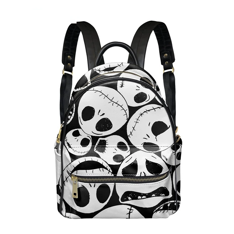 

Nightmare Before Christmas Print Women Backpacks High Capacity Teen Girls Travel Bagpack Waterproof Daily Backbags