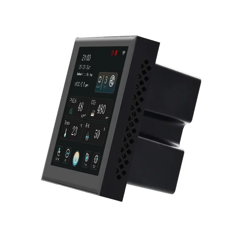 Дистанционное управление конвертером Tuya 4-дюймовый цветной экран Voc PM2 5 дисплей в