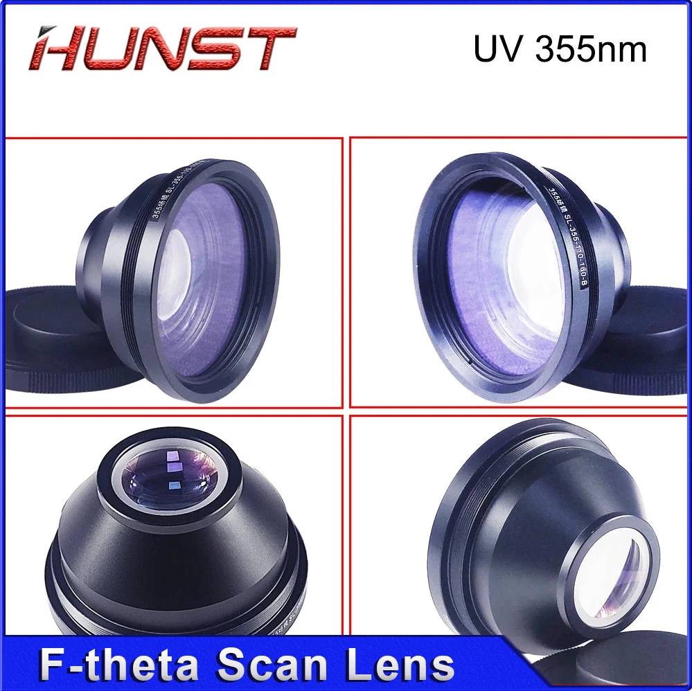 Полевая линза HUNST F-theta 355nm 110x110-300x300 мм для уф лазерной маркировочной машины