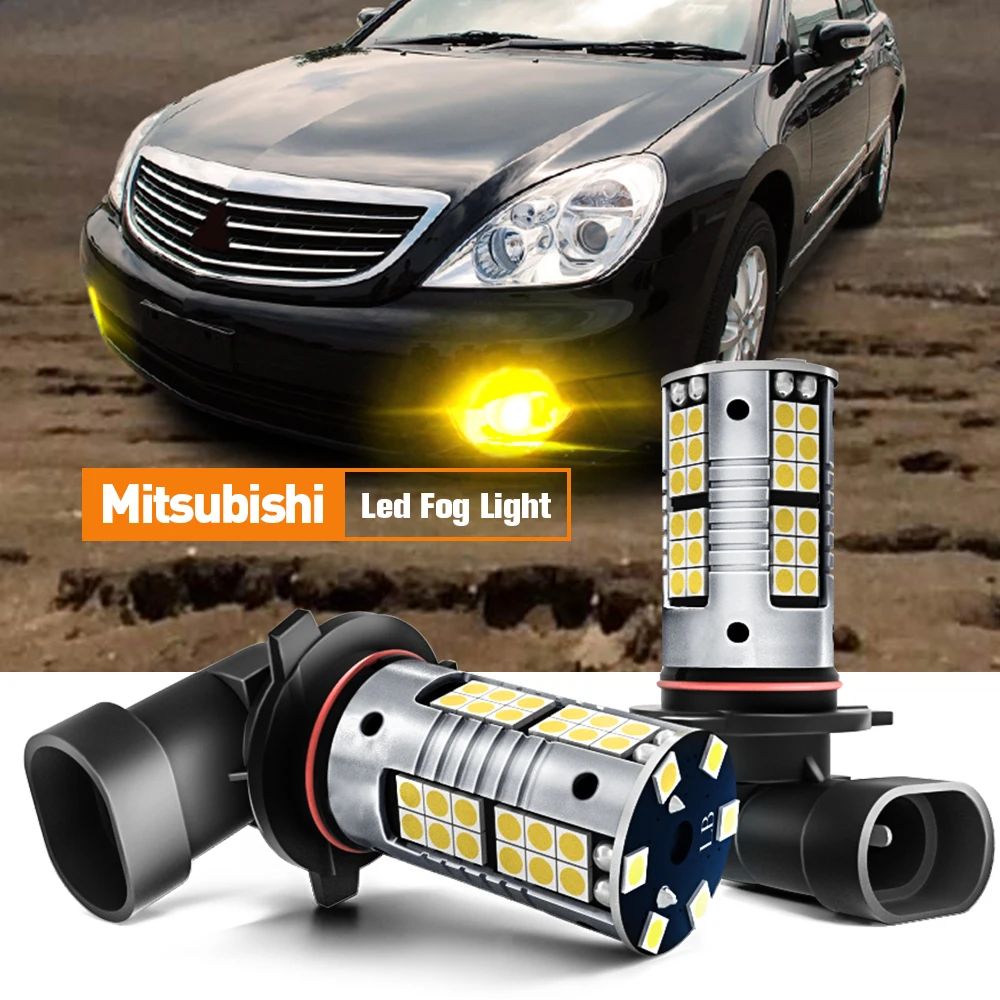 

2pcs LED Fog Light Blub Lamp H10 9145 HB4 9006 Canbus Error Free For Mitsubishi Galant 2007-2012 Grandis 2004-2011