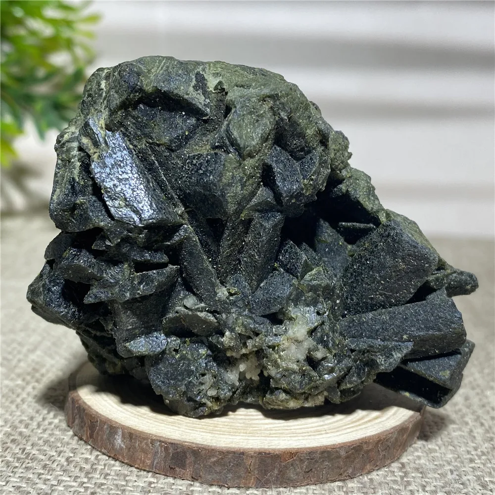 

Природный зеленый турмалин кристаллический Кварцевый Минеральный домашний декор, энергетическое исцеление, мастер рейки, образцы необраб...