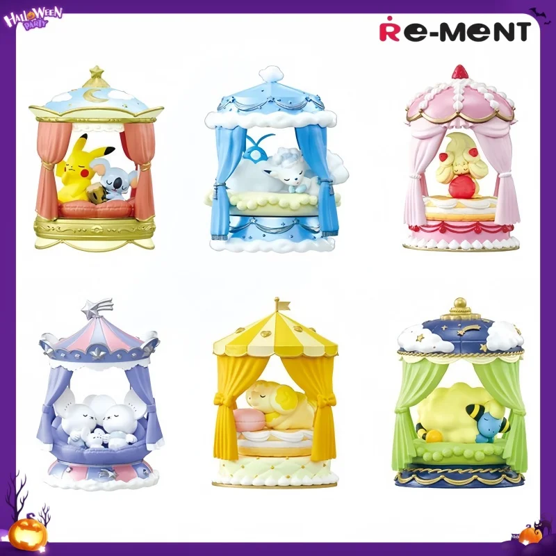 Оригинальная фигурка Re-Ment Pokemon из коллекции Nighty Night: Swablu, Alcremie, Maushold. ПВХ-фигурки для декора рабочего столакомнаты, подарки на день рождения. (art.: 3920dc5efa73b) - 3920dc5efa73b