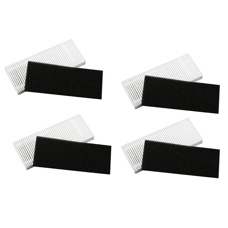 

4Set Robot Vacuum Cleaner Filters HEPA Filter for Ecovacs Deebot Dibea CEN630 D66 D68 D73 D77 620 710