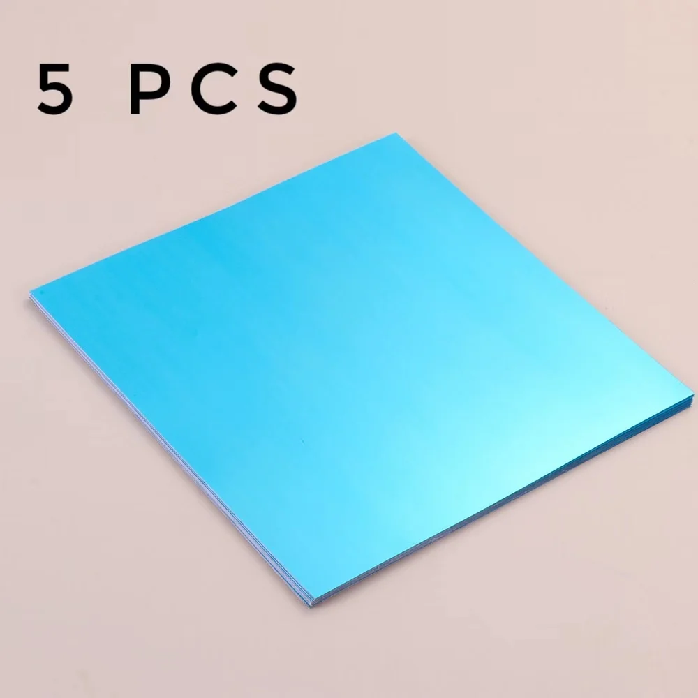 

5 шт., акриловые зеркальные наклейки 15х15 см