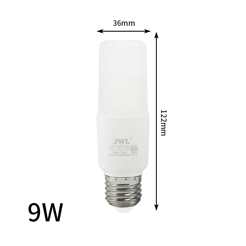 JWJ E27 Светодиодный квадратный светильник 9 Вт 15 высокая мощность и
