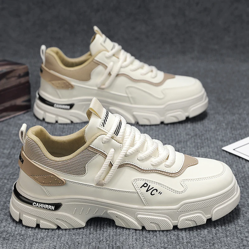 Кеды CYYTL мужские кожаные повседневная обувь на платформе модные роскошные