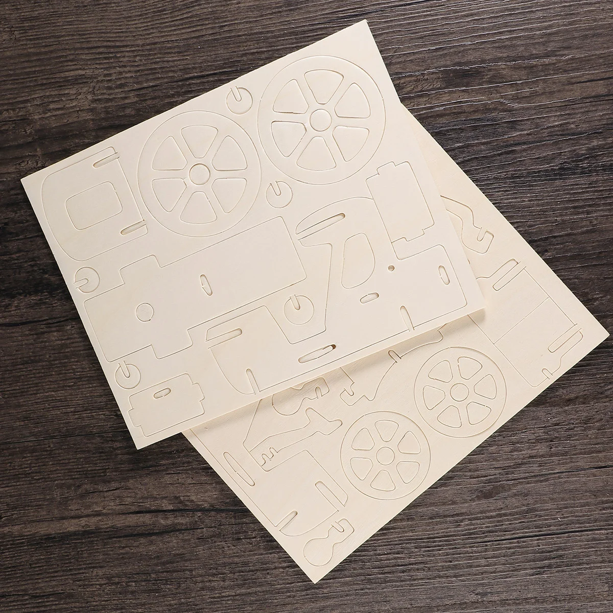 

3D Puzzle Children's Intellectual Development DIY Puzzle Wooden Car Simulation Small Model