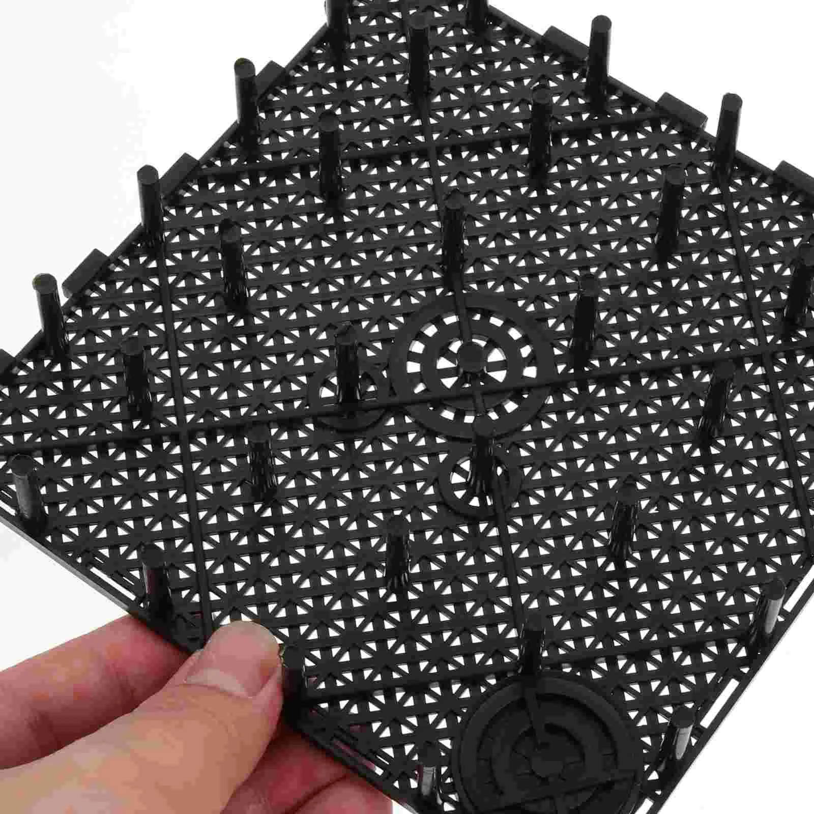 20 Pcs White Serving Tray Tanks Mini Strainer PVC Filter Plate Accessories Grate