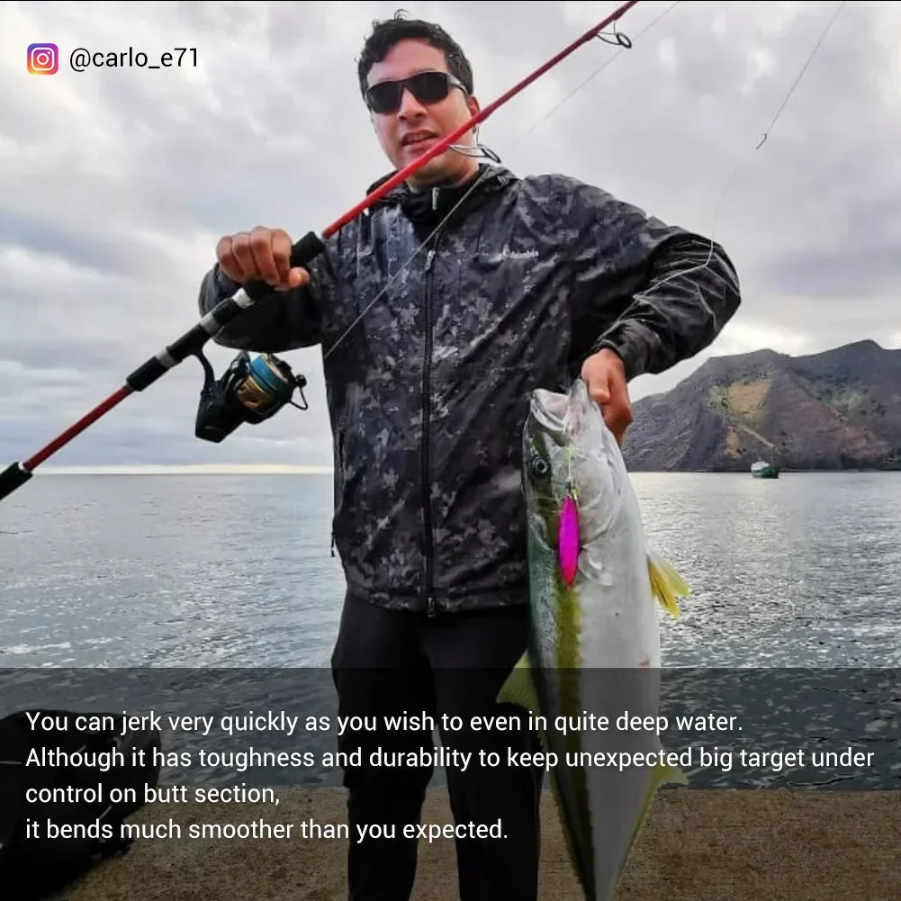 NOEBY Sea Вертикальная удочка для отсадки 1 83 м Спиннинг 120-500 г Вес приманки M MH Power Big Game