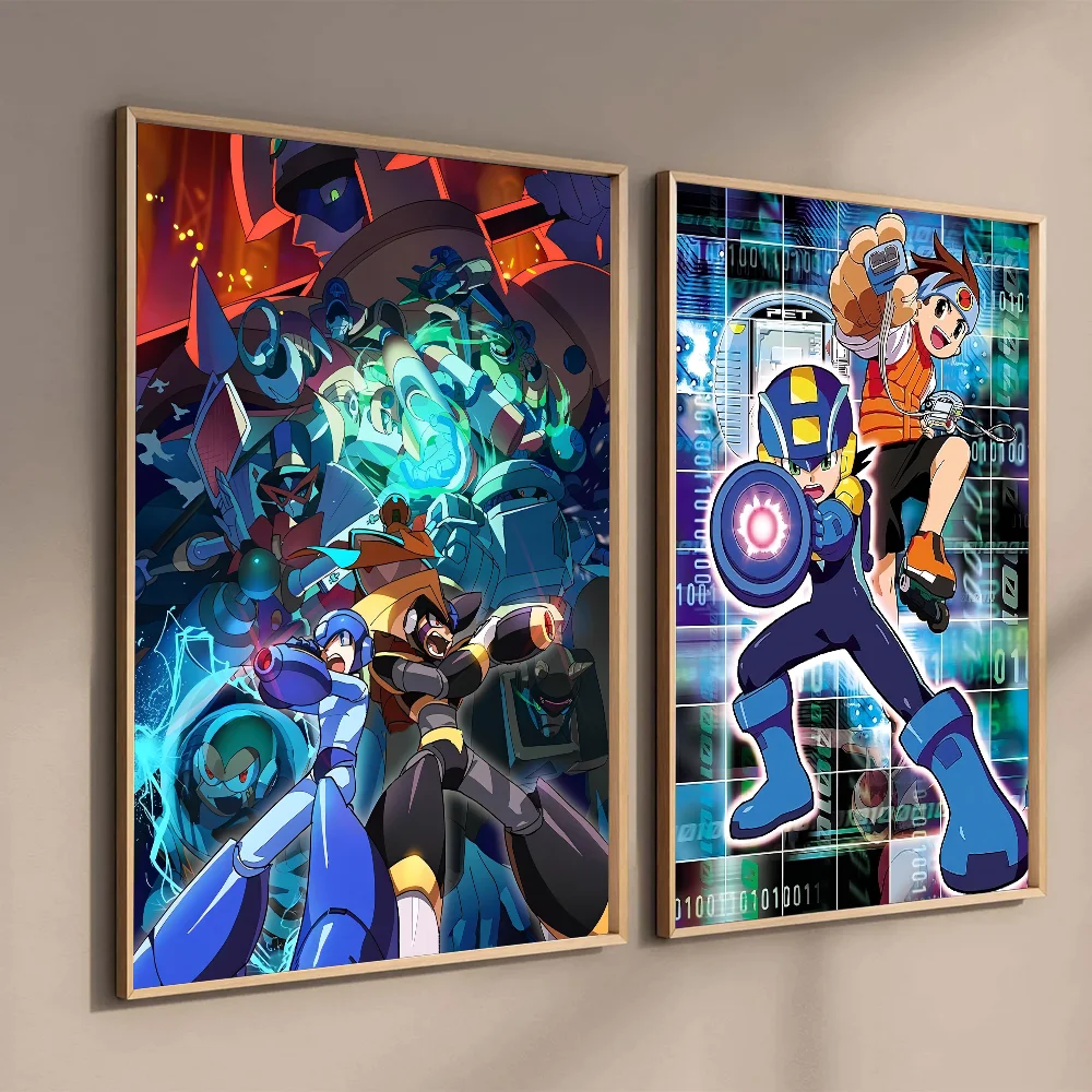Рокман Мегаман игровой постер настенное искусство домашний декор комнаты