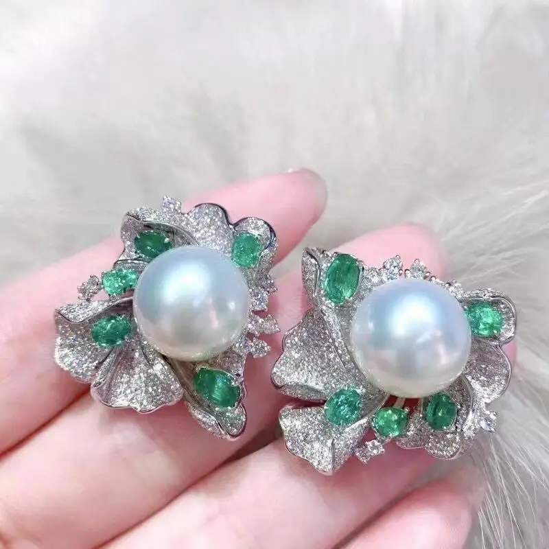 

Элегантная круглая фотография Южная море 10-11 мм 925s(mj)