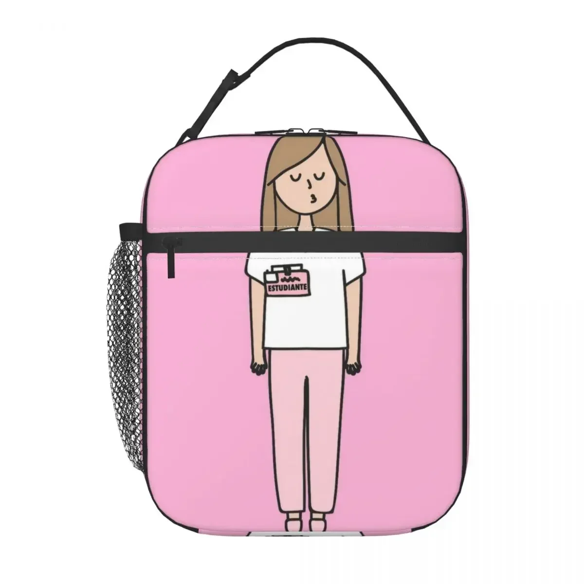 Забавная сумка-тоут для медсестры изолированная сумка обеда работы Enfermera En Apuros