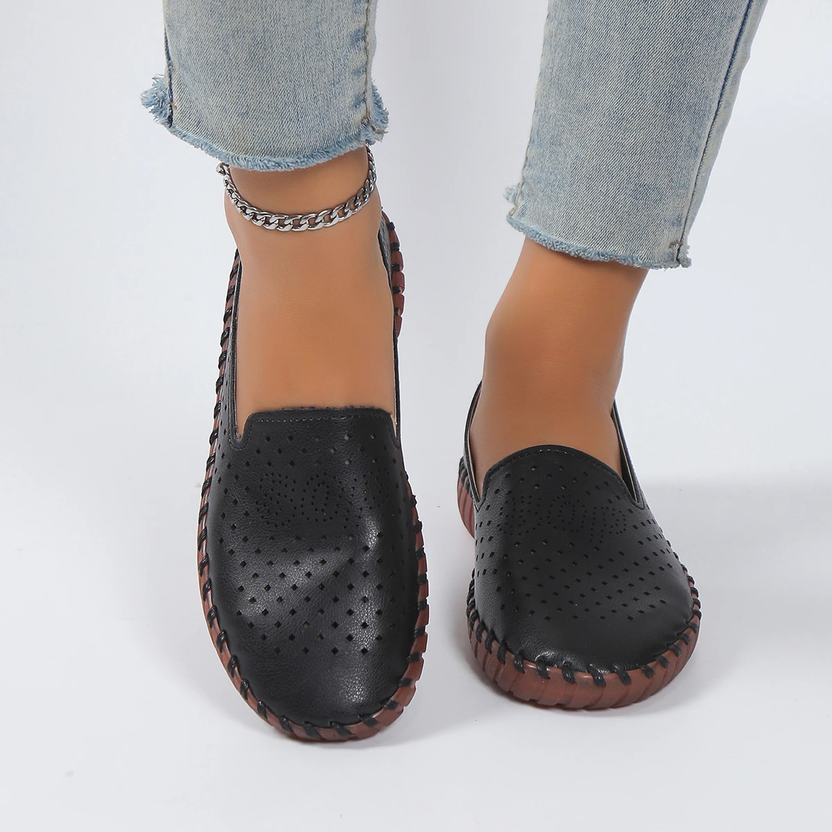 Sneakers Women Shoes Platform Loafers Casual Lace Up Leather Flat Slip-On Mom Shoe Mujer Zapatos Chaussure Femme designer shoes