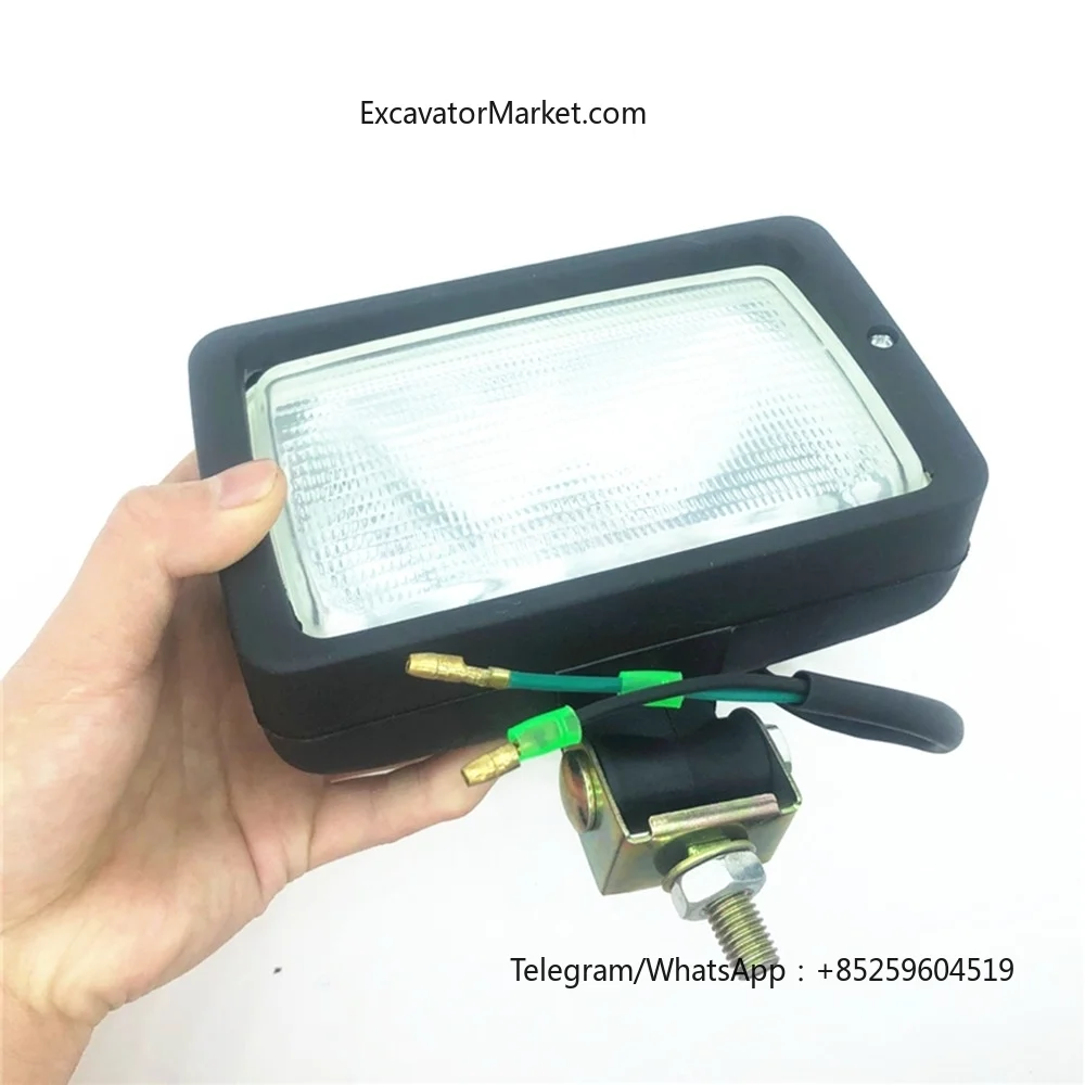 Для HYUNDAI DOOSAN DH DX KOMATSU PC HITACHI ZX CATERPILLAR CAT XCMG 55/60-7 рабочая фара освещение аксессуары для