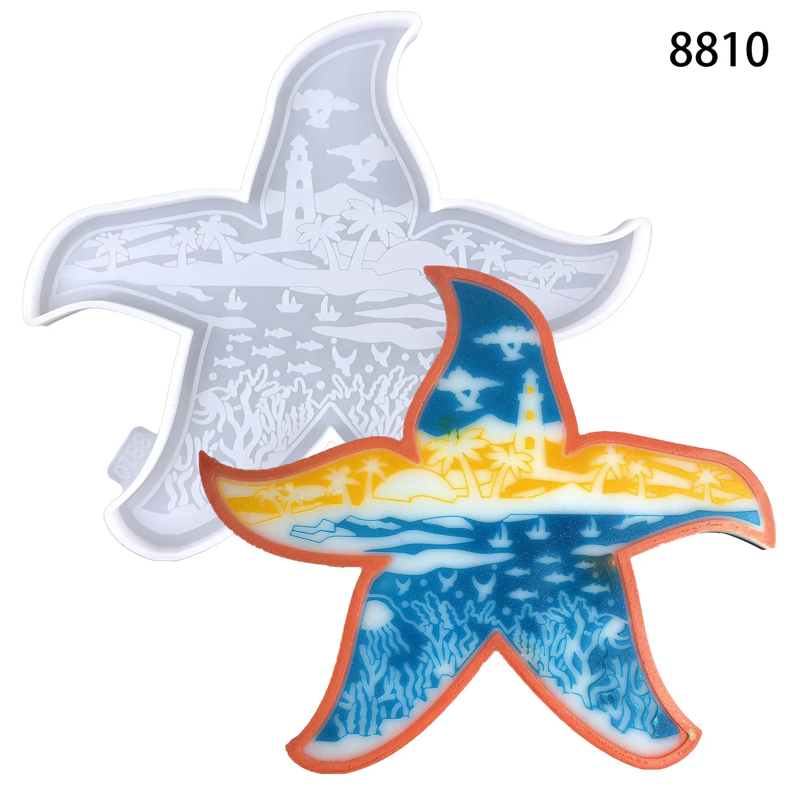 Искусственная смола форма сделай сам для украшения стен в виде дельфина