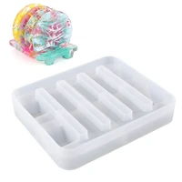 4 pcs coaster resin molds 4 pcs coaster resin molds diy coaster stand storage molds silicone mold for resin casting coasters cup