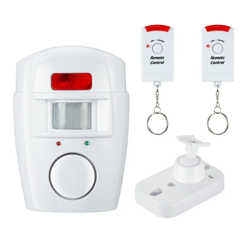 PIR MP Alarm Infrared Sensor Self-defense Home Security Remote Control Anti-theft Motion Detector Monitor Wireless Alarm System