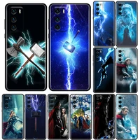phone case for huawei p50 p50e p40 p30 p20 p10 smart 2021 pro lite 5g plus soft silicone case cover thor marvel stormbreaker