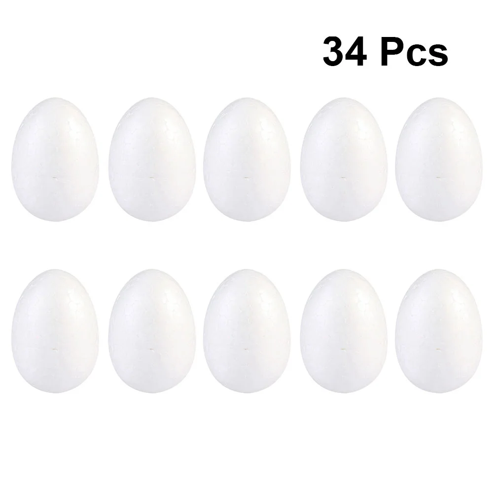 

Easter Egg Foam Eggs Crafts Diy Polystyrene White Craft Painting Foams Decorations Shapes Decor Decoration Party Hanging Tree