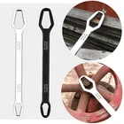 Универсальный ключ Torx с регулируемыми очками, двухсторонний гаечный ключ 8-22 мм, с храповым механизмом, для ремонта велосипедов, мотоциклов, автомобилей