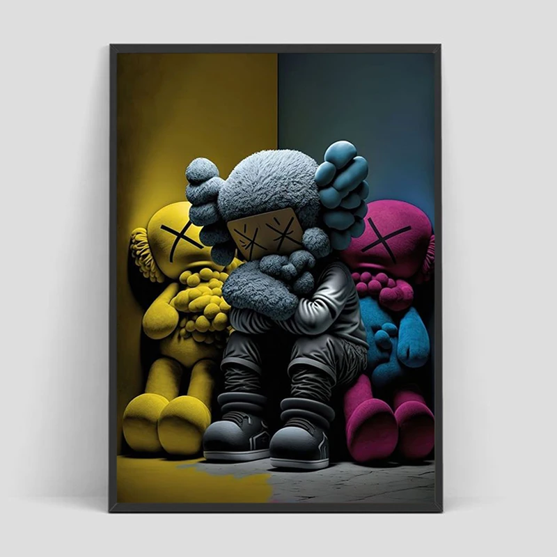 K-kaw-art статуя плакат украшение спальня декор комнаты эстетические интерьерные