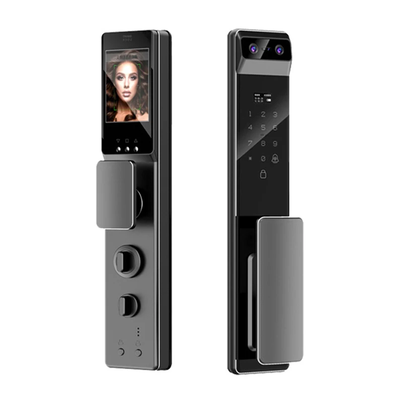 

Модный Противоугонный дверной смарт-замок с котом глазной замок новый домашний замок с распознаванием лица