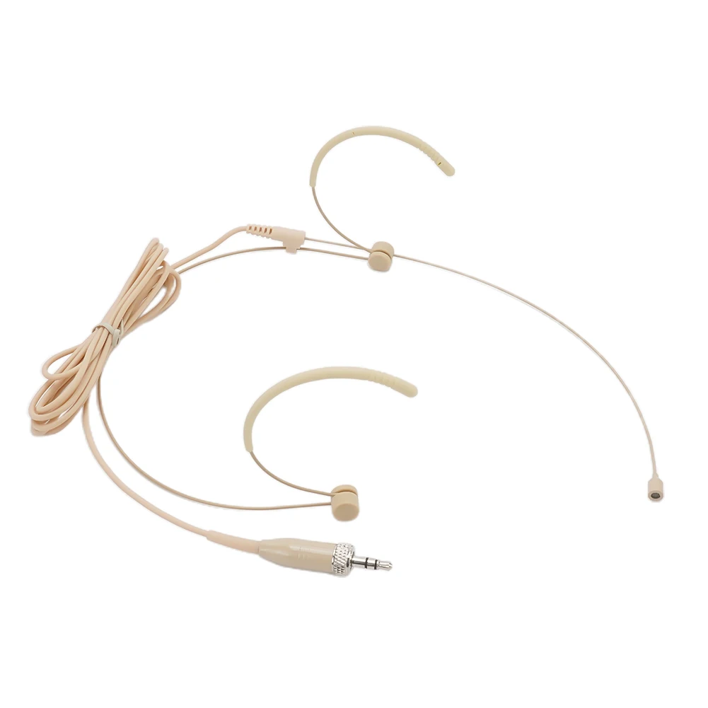 

Double Earhook Headset Microphone For Sennheiser For Shure Wireless Bodypack 3.5mm Mini XLR Headworn Omnidirectional Mic