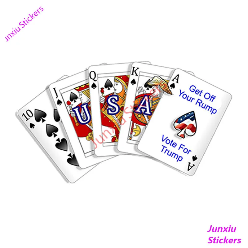 

Car Styling Car Sticker Waterproof Decals Get Off Your Rump Vote Bumper Window Trump Flush Scratch-Proof Accessories KK 13*10cm