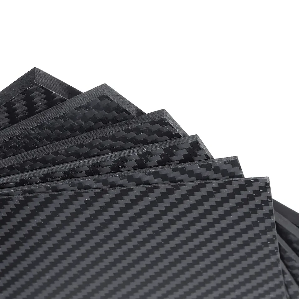 OEM 2 5 мм 3 8 3K карбоновая плита саржевая Глянцевая матовая углеволоконная для