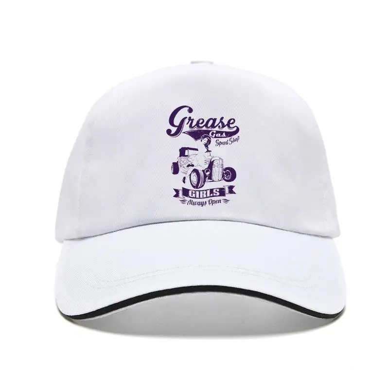 

Grease Gas Speed Shop Baseball Cap Mens womens pinup retro car motor mechanic usa