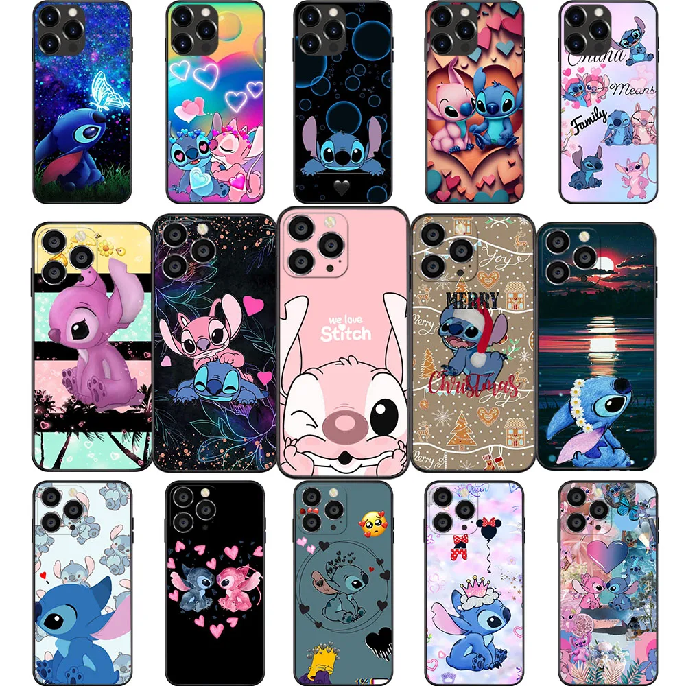 Мягкий Ститч ID-90 Disney для OPPO F17 Reno F11 A73 F7 F9 Find X3 2 4 4F A94 F19 5 5F Pro Lite