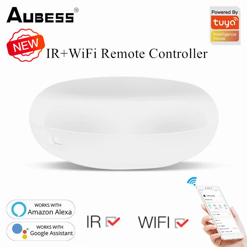 

Tuya Universal Smart WiFi IR Remote Controller, Smartlife APP Remote Control Smart Home Automation Work For Google Home,Alexa