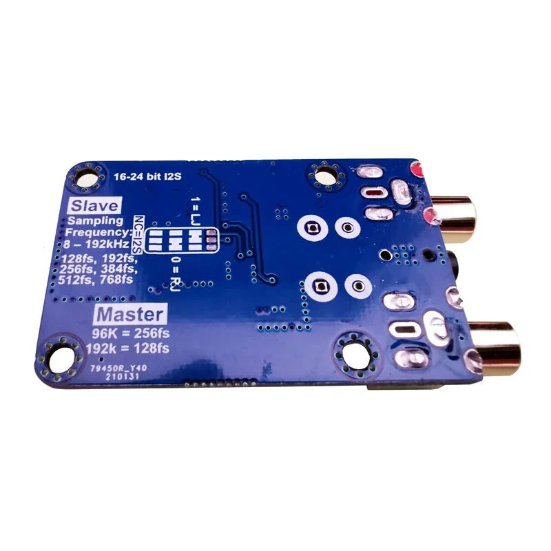 Плата разработки Amiyalo IIS ADC Audio I2S модуль карты захвата Master-slave макетная плата 24BIT 192K