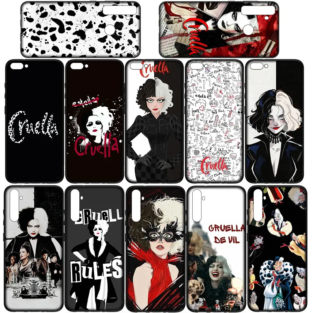Мягкий чехол Cruella De Vil Devil Funda для Xiaomi Redmi Note 10 12 Pro 10A 10C 12C 10X 10S 8T C телефона